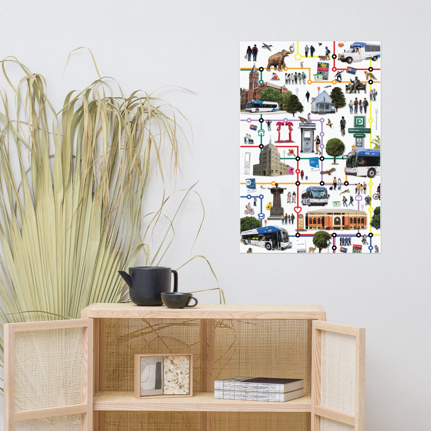 Poster print of MTD's I-Spy 2025 service year artwork.