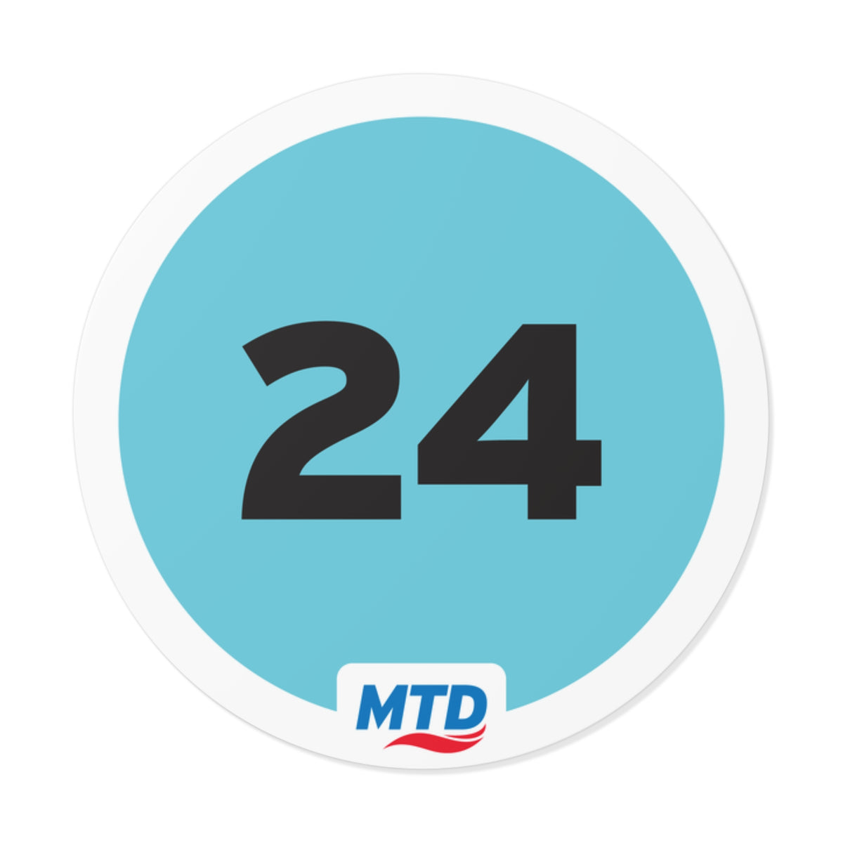 Route Bubble Sticker