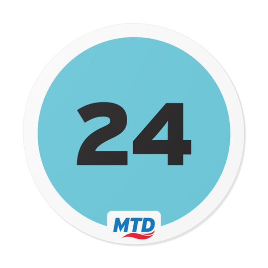 Route Bubble Sticker