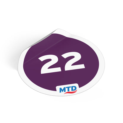 Route Bubble Sticker