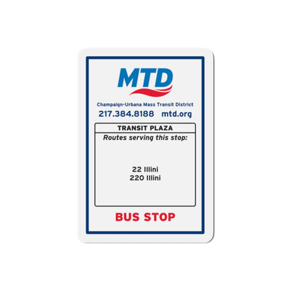 Bus Stop Sign Magnet