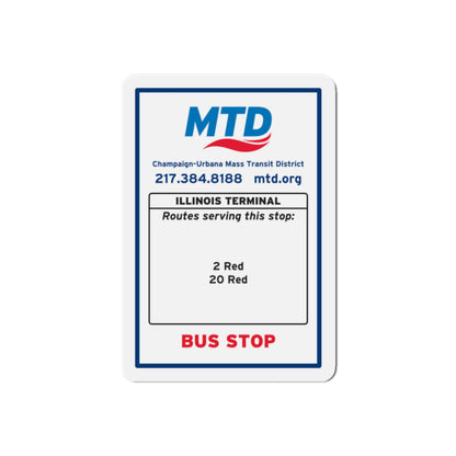 Bus Stop Sign Magnet