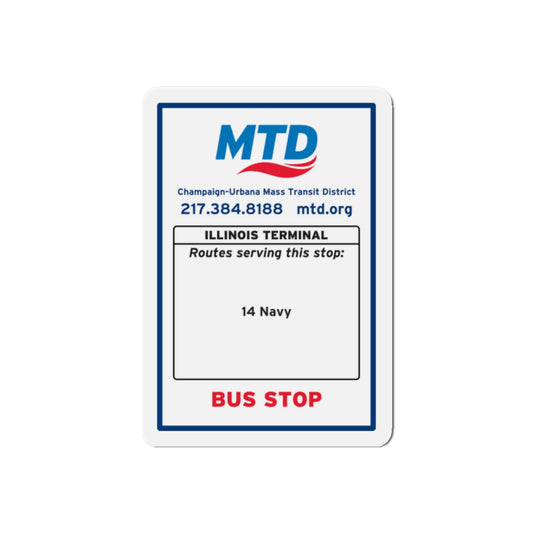Bus Stop Sign Magnet
