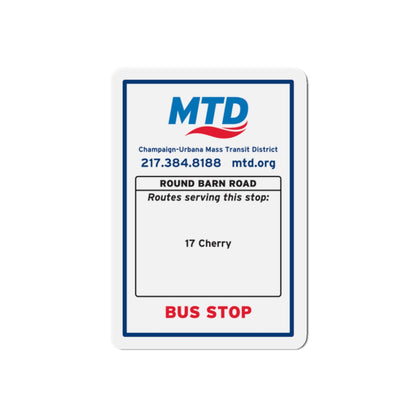 Bus Stop Sign Magnet