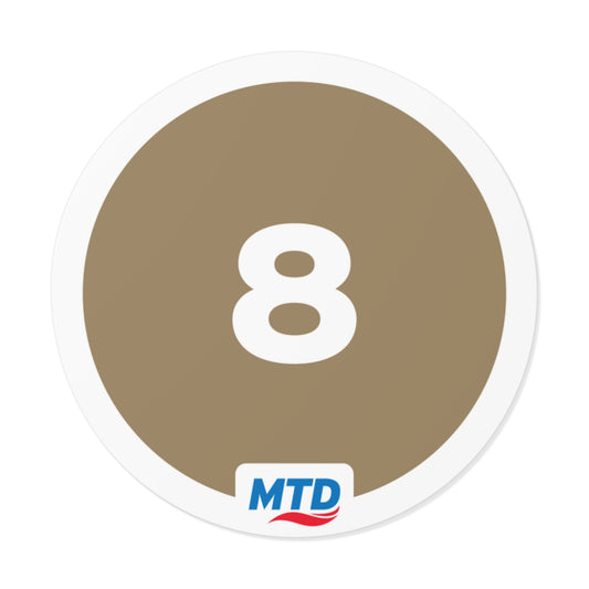 Route Bubble Sticker