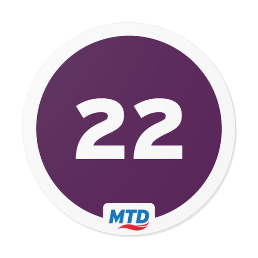 Route Bubble Sticker