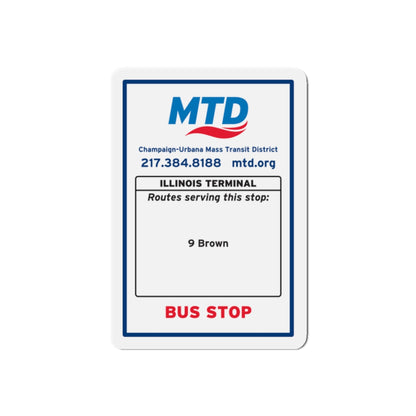 Bus Stop Sign Magnet