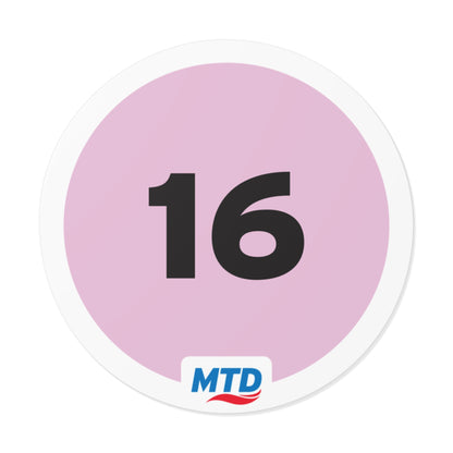 Route Bubble Sticker