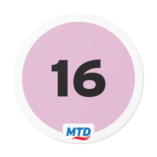 Route Bubble Sticker