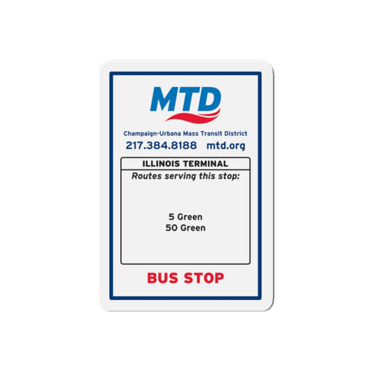 Bus Stop Sign Magnet