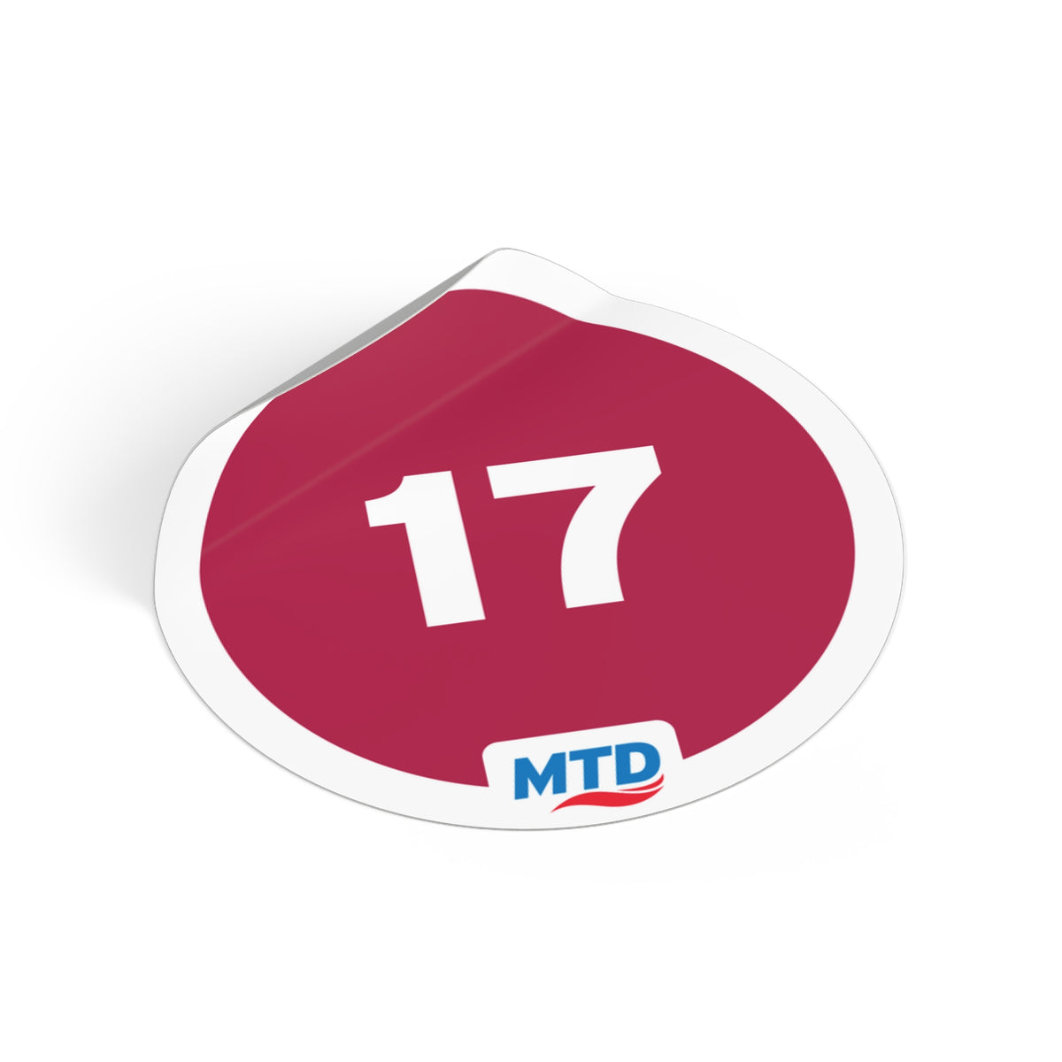 Route Bubble Sticker