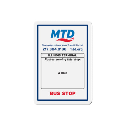 Bus Stop Sign Magnet