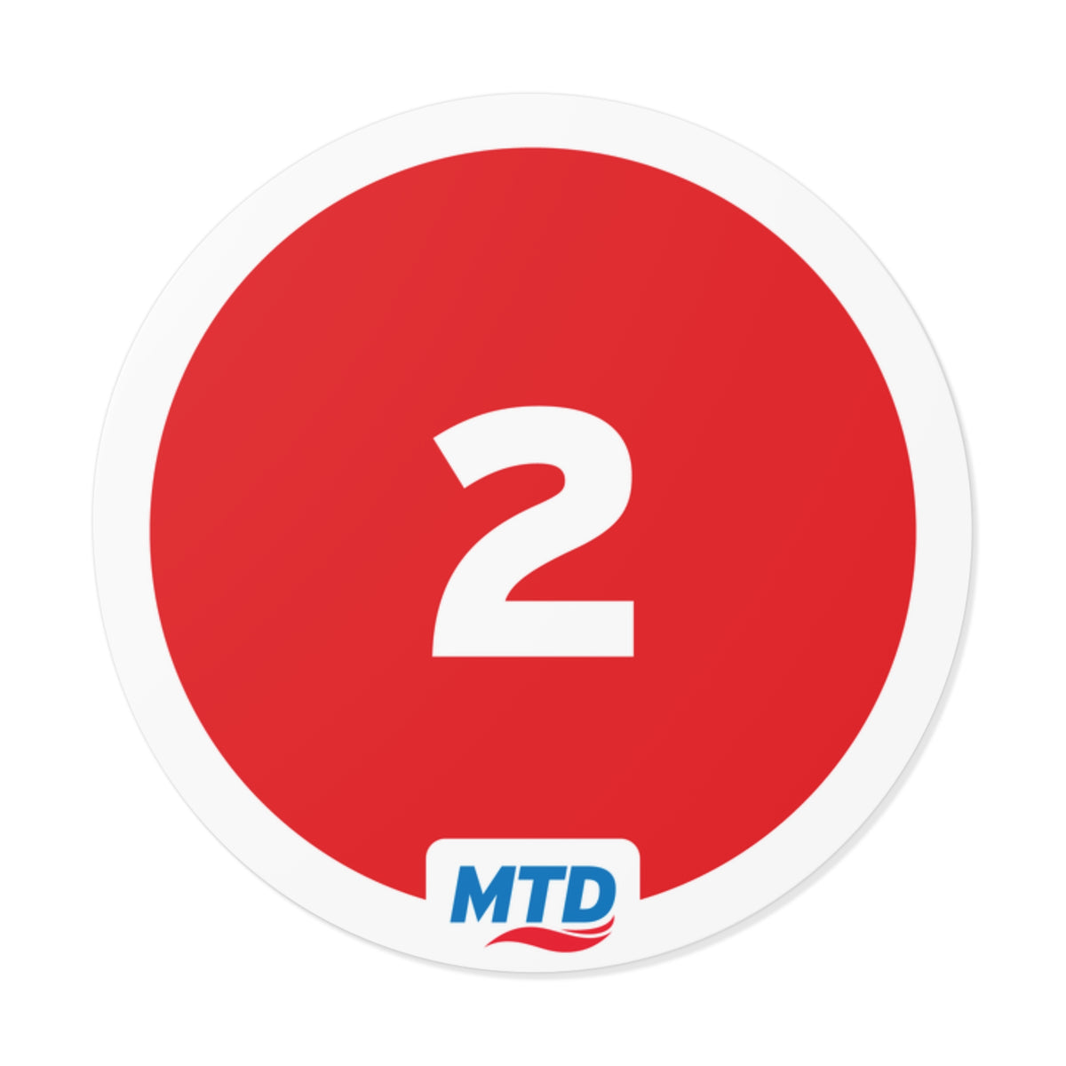 Route Bubble Sticker