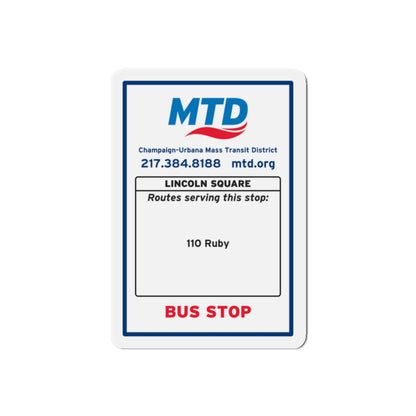 Bus Stop Sign Magnet