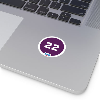 Route Bubble Sticker