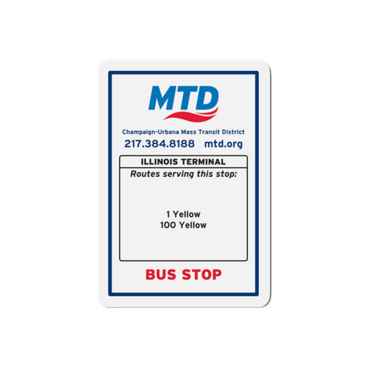 Bus Stop Sign Magnet