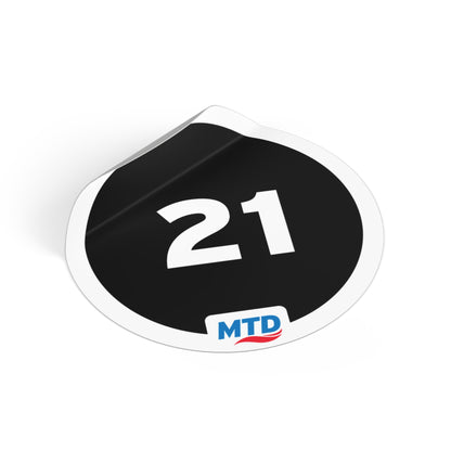 Route Bubble Sticker