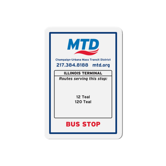 Bus Stop Sign Magnet