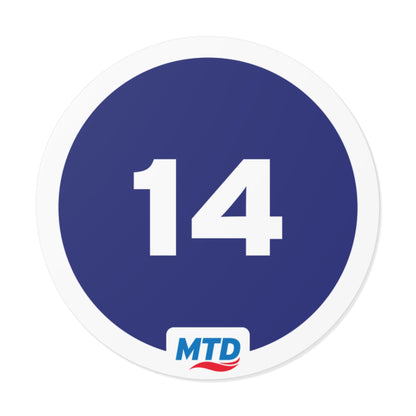 Route Bubble Sticker