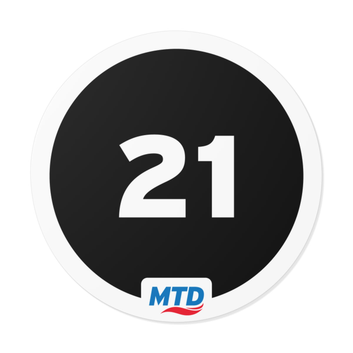 Route Bubble Sticker