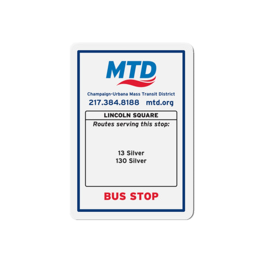 Bus Stop Sign Magnet