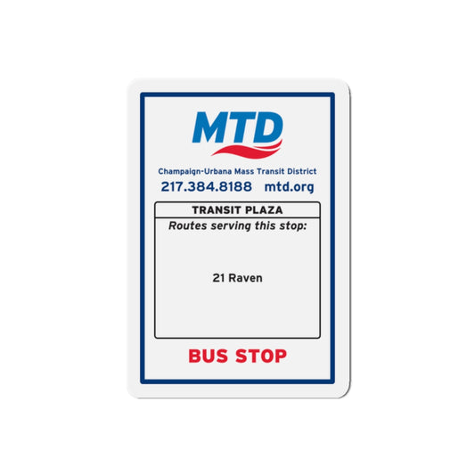 Bus Stop Sign Magnet