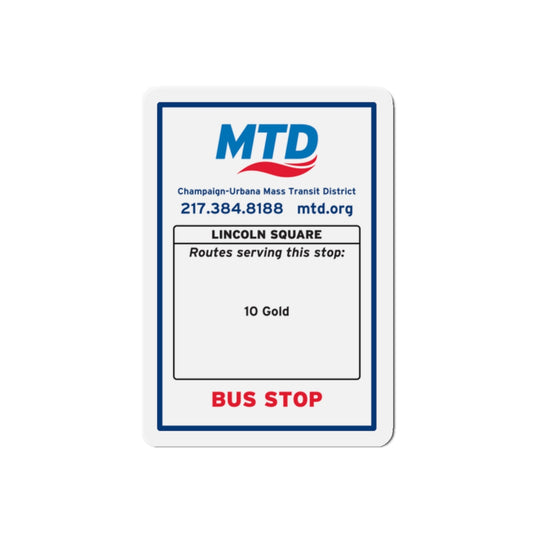 Bus Stop Sign Magnet