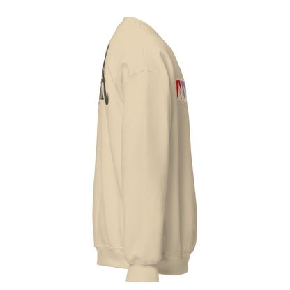 MTD Time Machine crewneck sweatshirt featuring vintage CU Transit bus stop signs and the historic CU Transit logo.